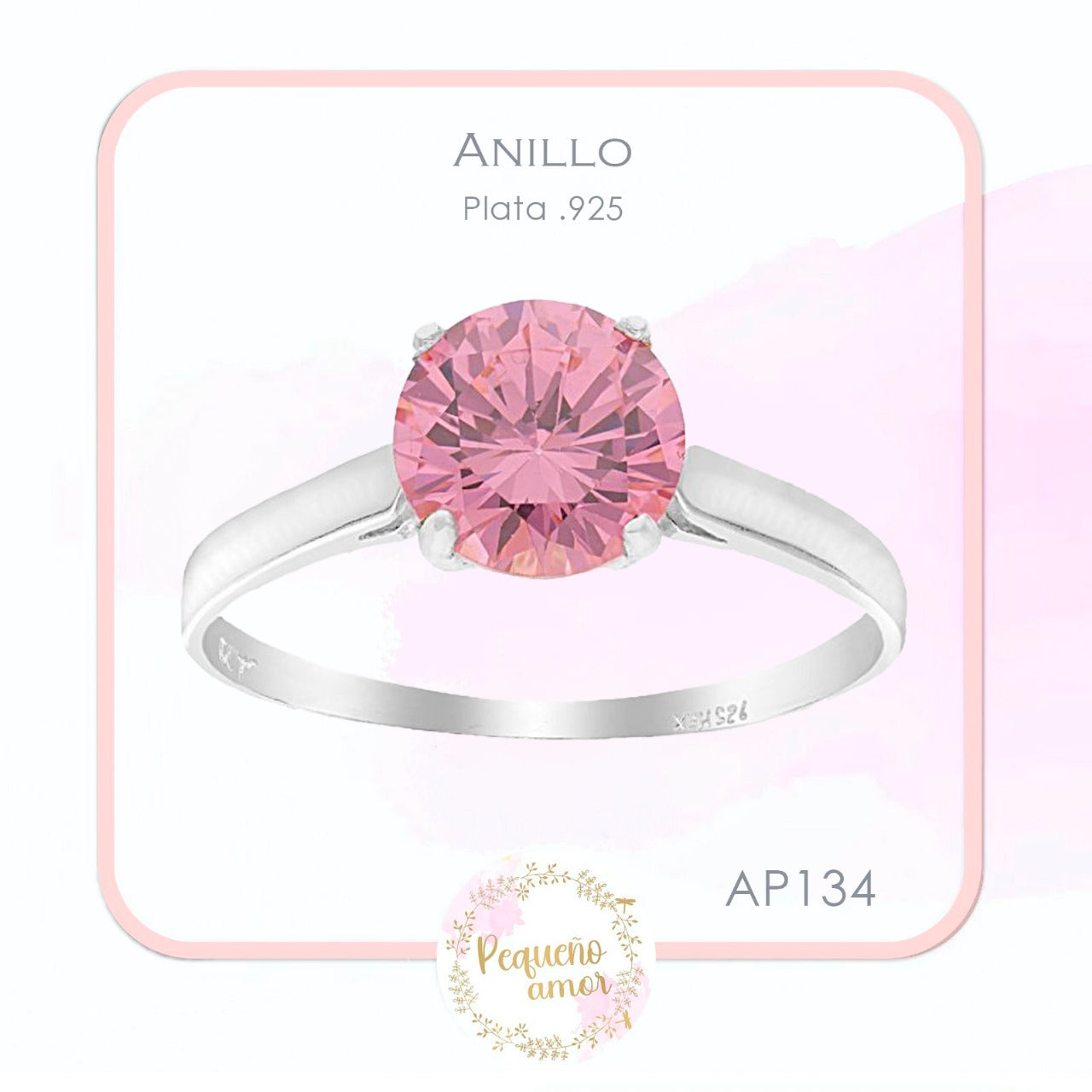Anillo Plata Fina .925 Ap134