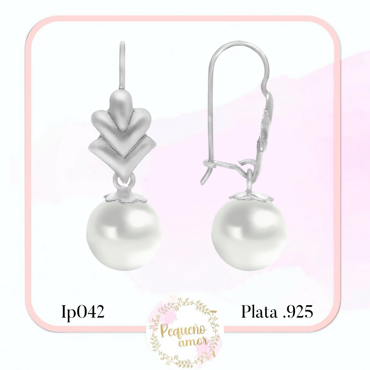 Aretes en Plata Fina .925 IP042