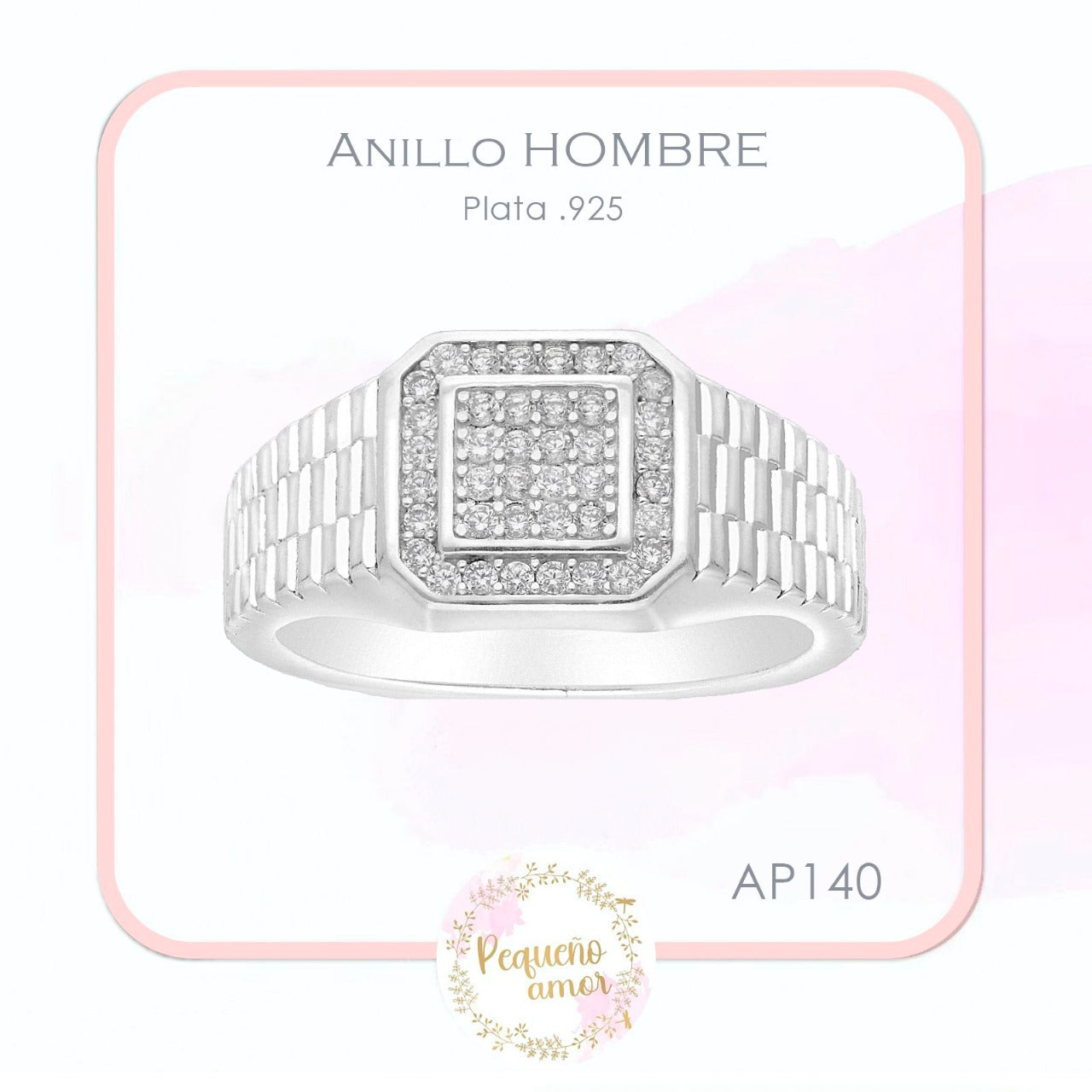 Anillos para Caballero Plata fina .925