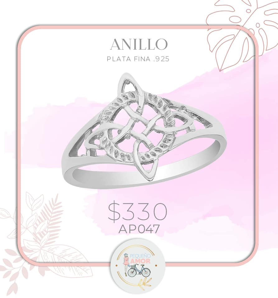 Anillo de Plata fina .925 ap047