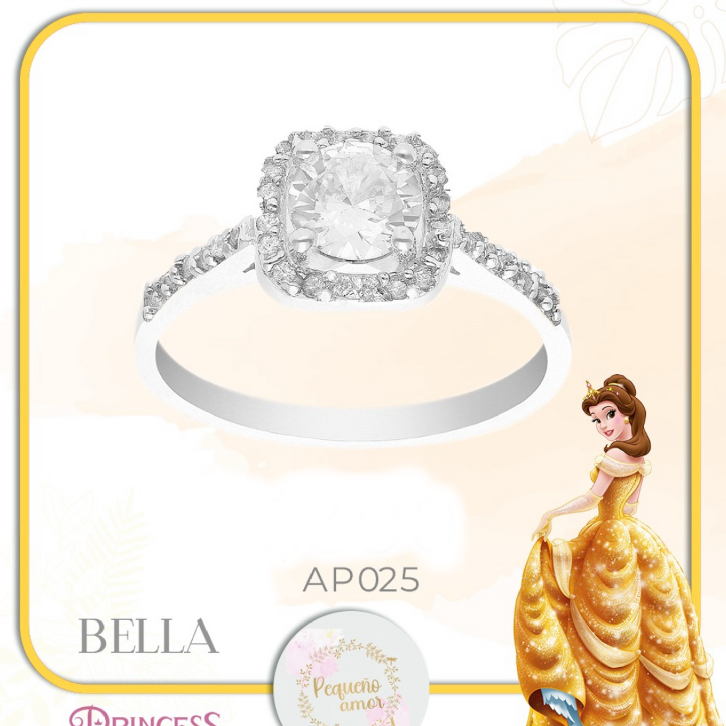 3 Hermosos Anillos Plata .925 Edición Limitada Pequeño Amor