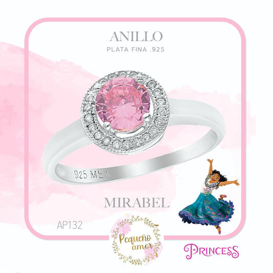 Anillo Plata Fina .925 Princesas Disney Mirabel