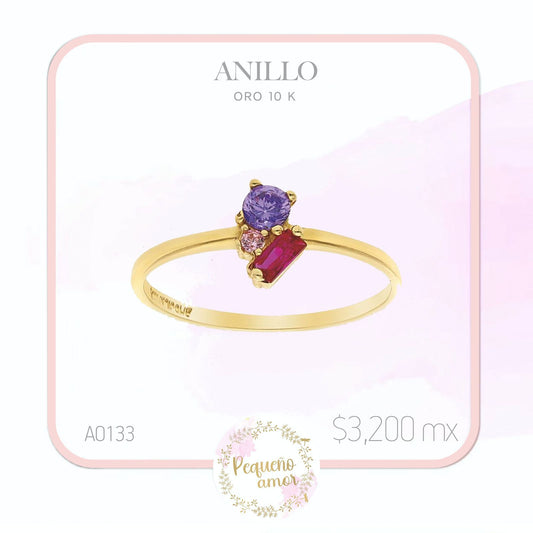 Anillo Oro  10 k AO133