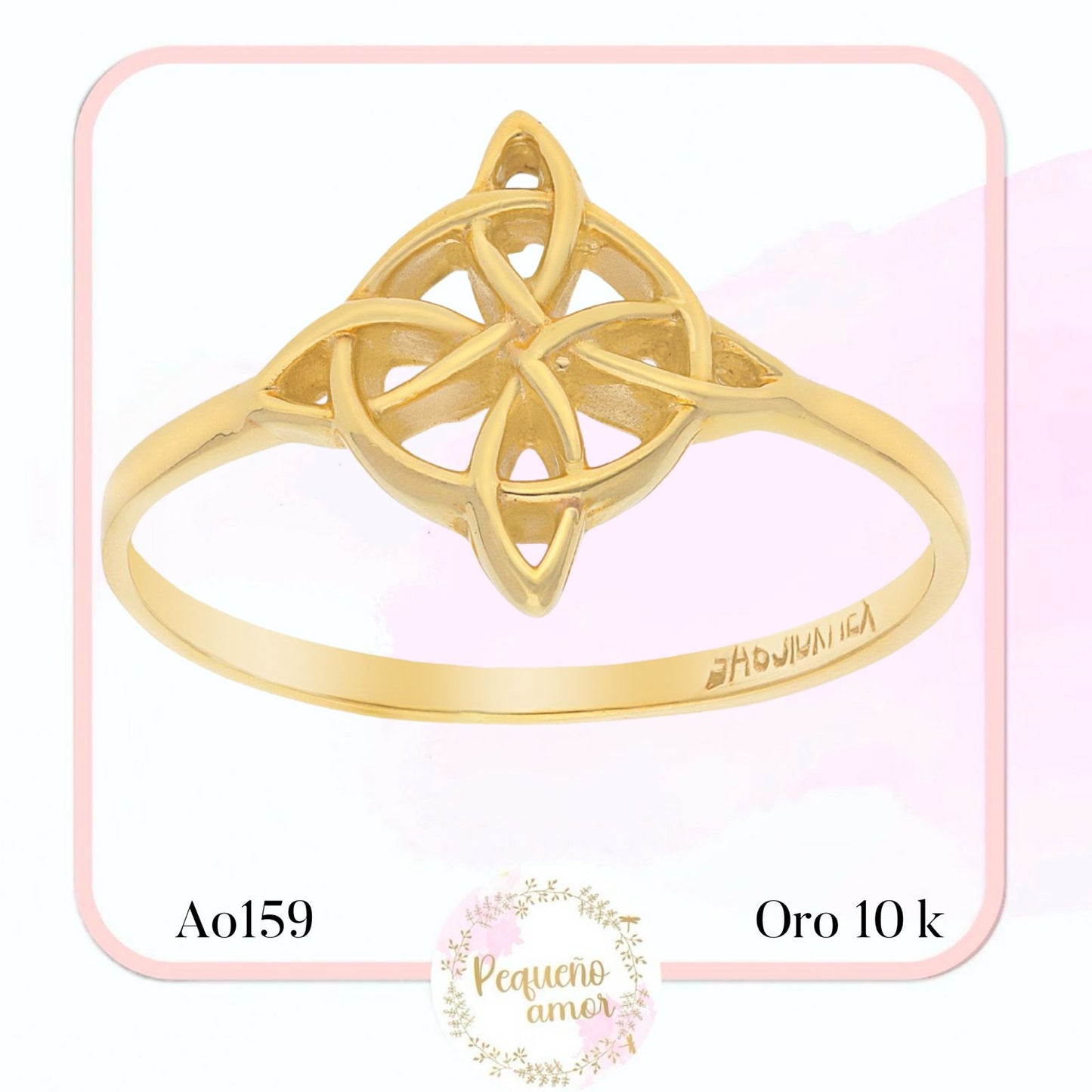 Anillo Oro 10 k A0159