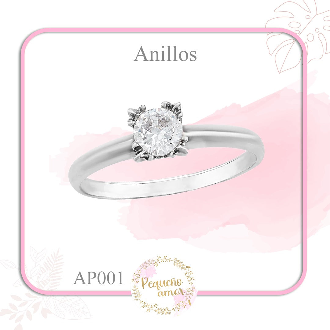 3 Hermosos Anillos Plata .925 Edición Limitada Pequeño Amor