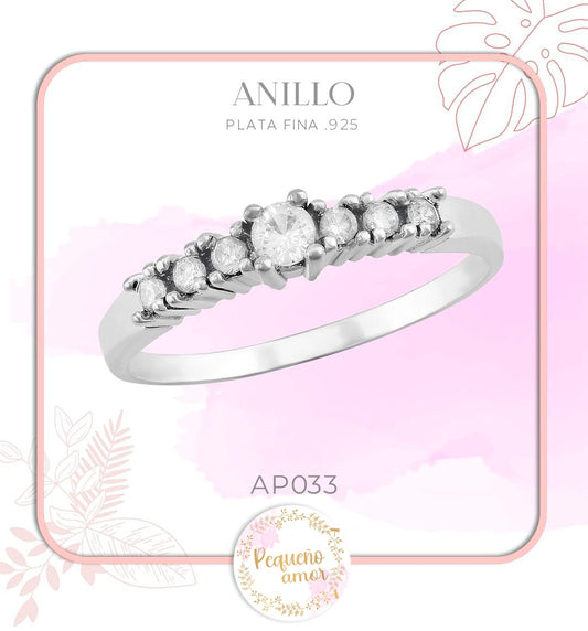 Anillo Churumbela con Zirconias Ap033