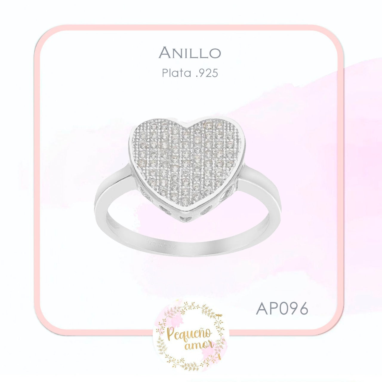 Anillo Plata Fina .925 AP096