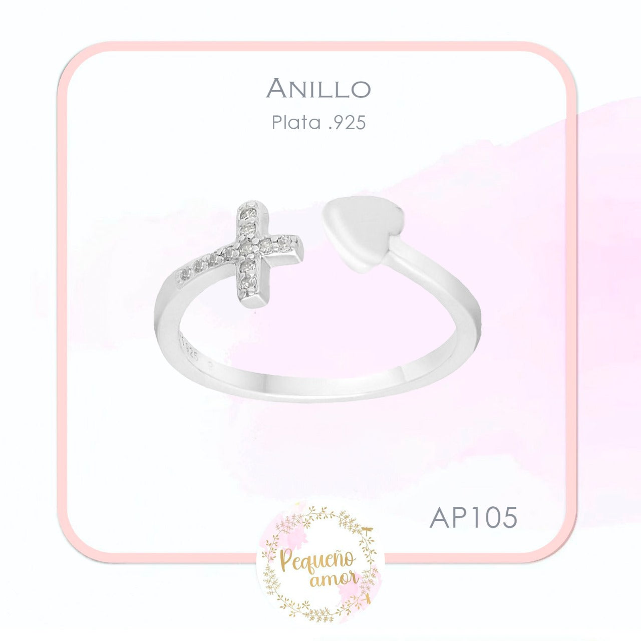 Anillo Plata Fina .925 AP105