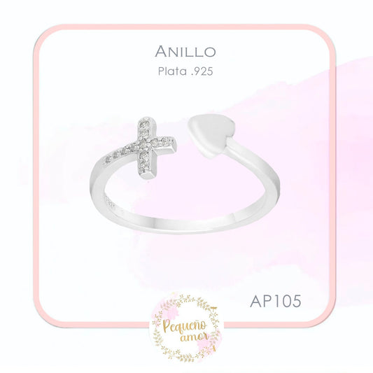 Anillo Plata Fina .925 AP105