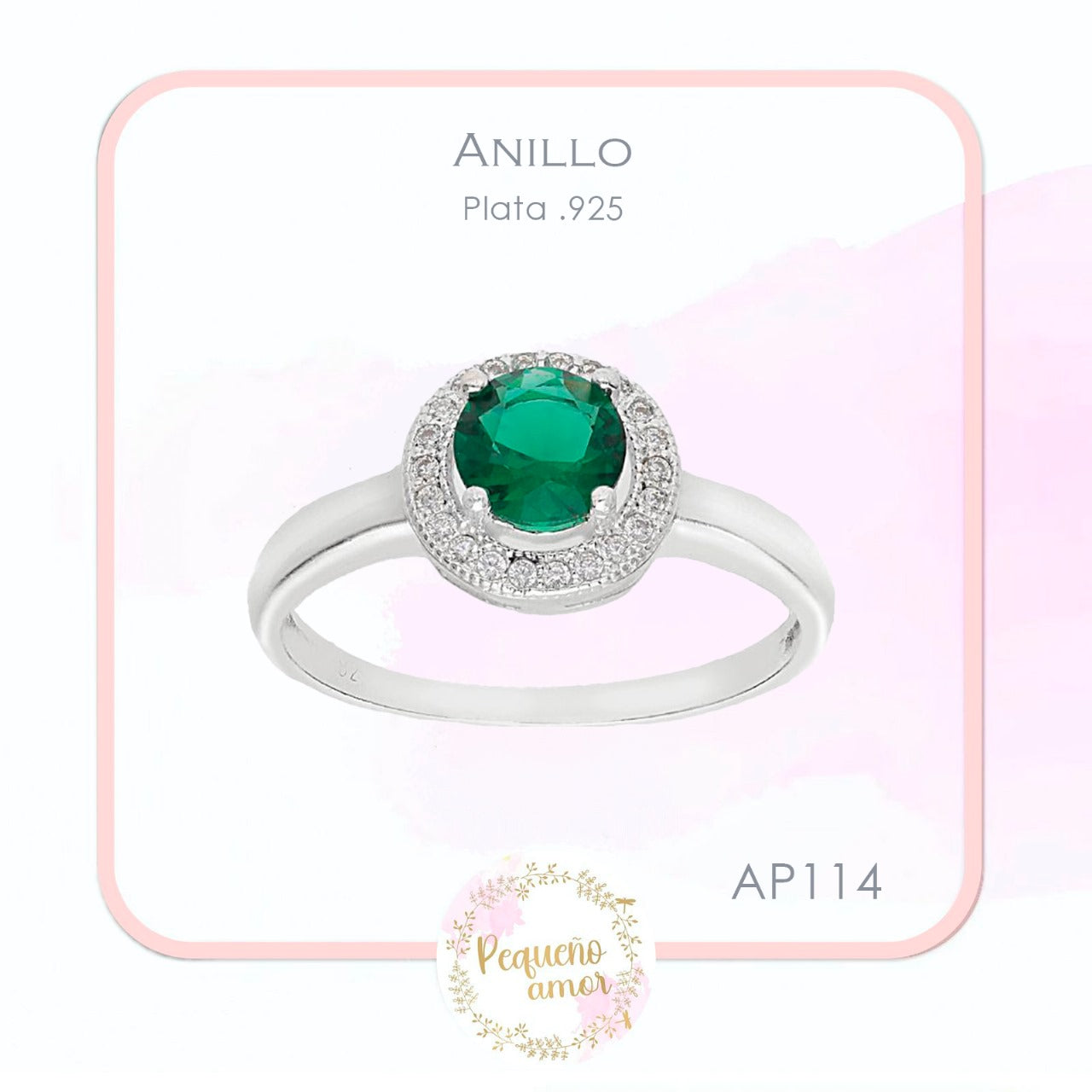 Anillo Plata Fina .925 Ap114