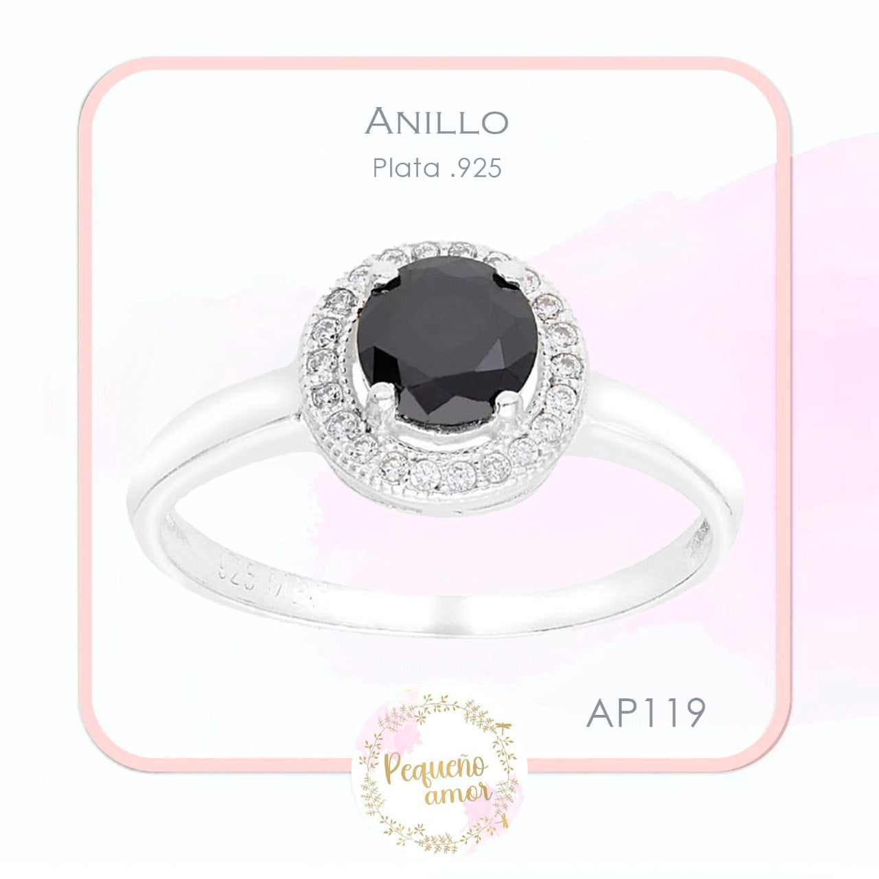 Anillo Plata Fina .925 Ap119