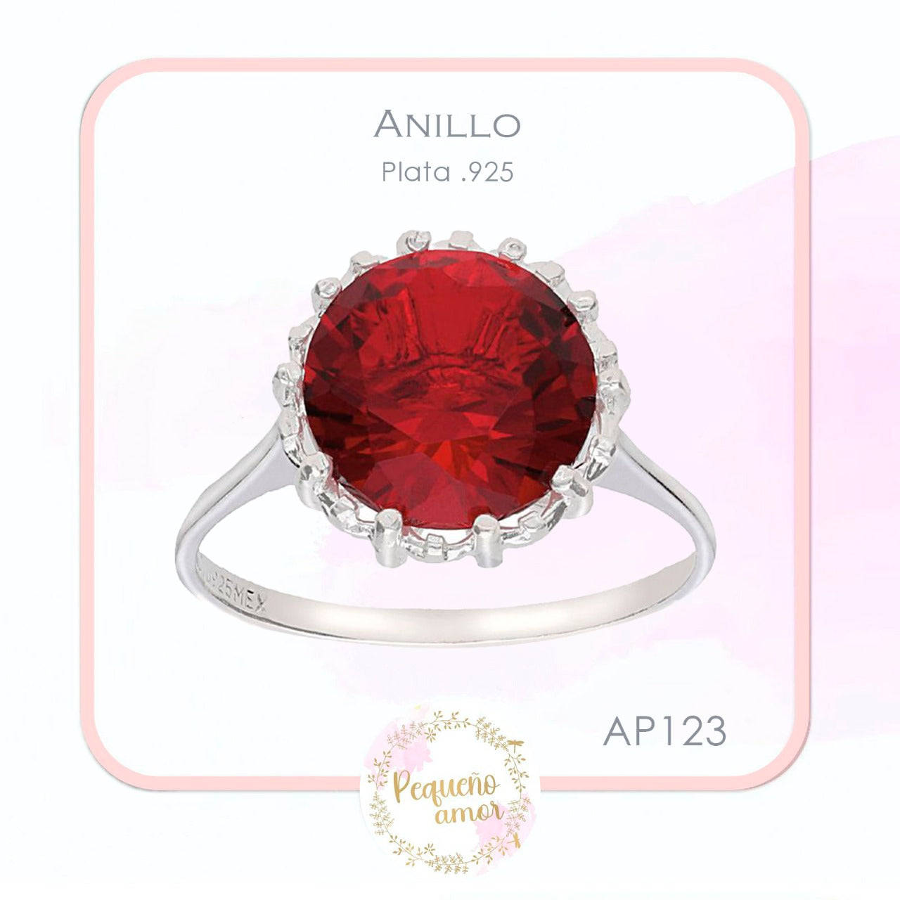 Anillo Plata Fina .925 Ap123