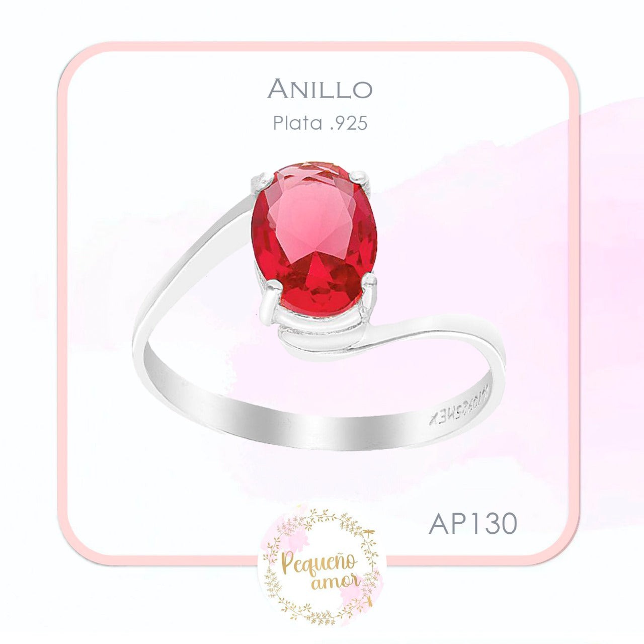 Anillo Plata Fina .925 AP130