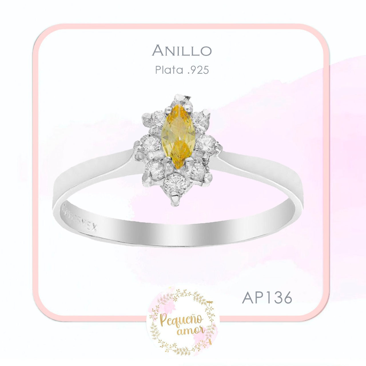 Anillo Plata Fina .925 Ap136