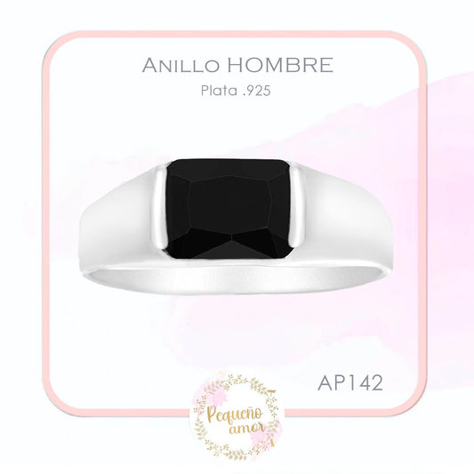 Anillo Plata .925 Hombre Ap142