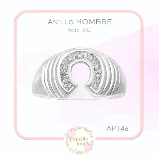 Anillo Plata .925 Hombre Ap 146