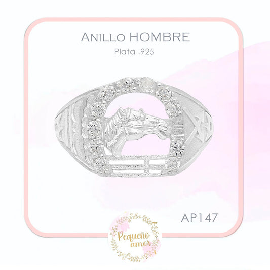 Anillo plata .925 Hombre Ap147