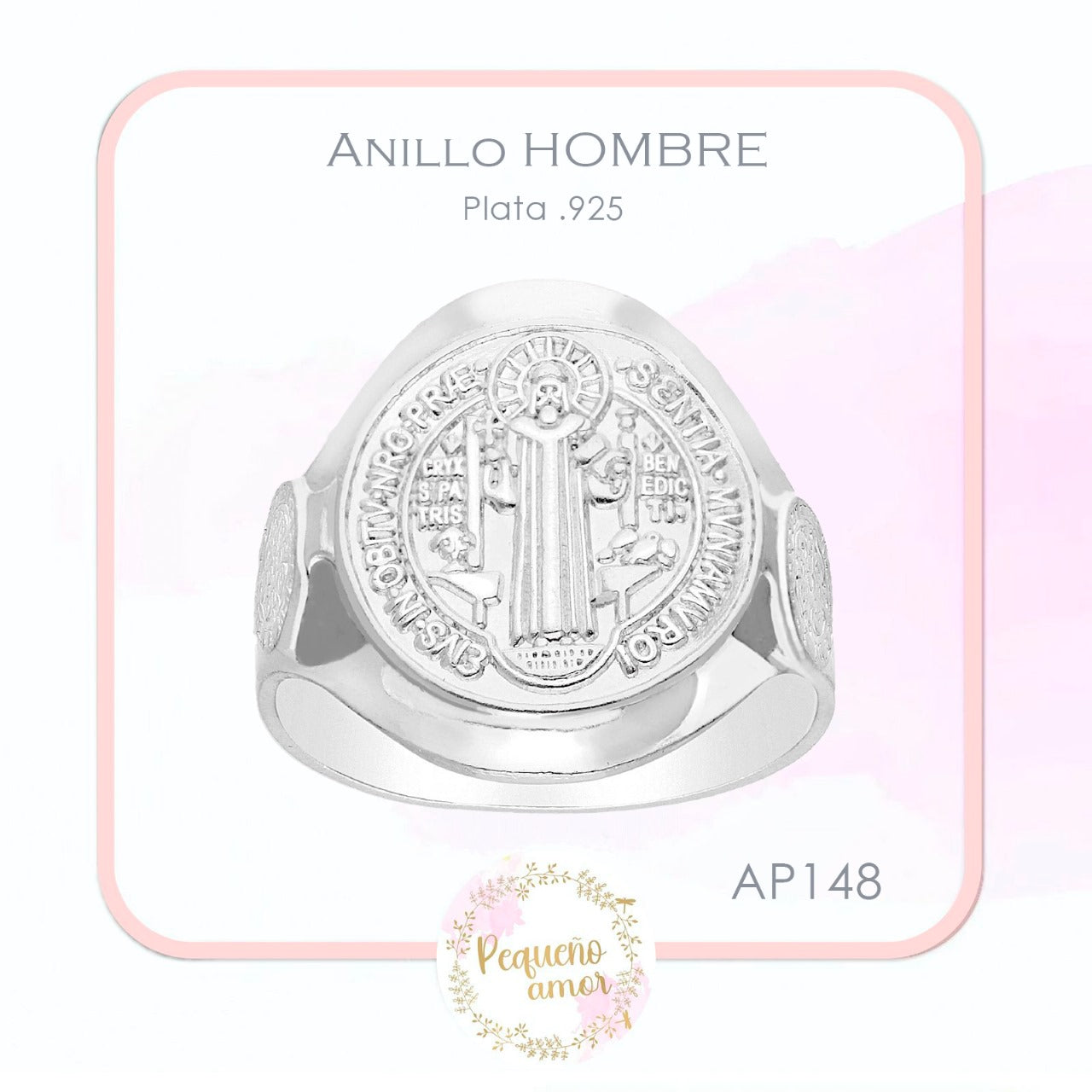 Anillo Plata .925 Hombre Ap148