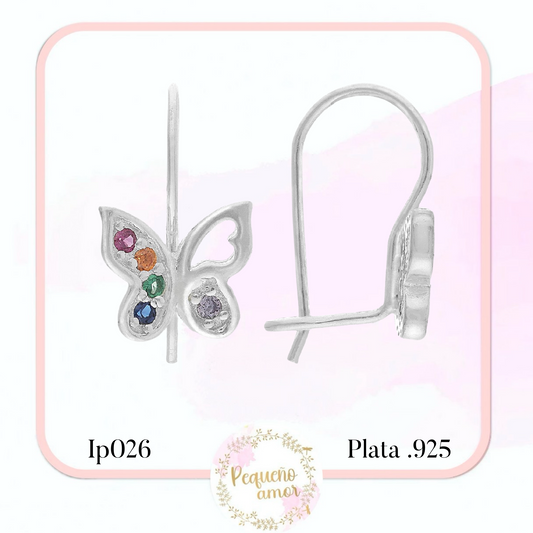 Aretes en Plata Fina .925 IP026