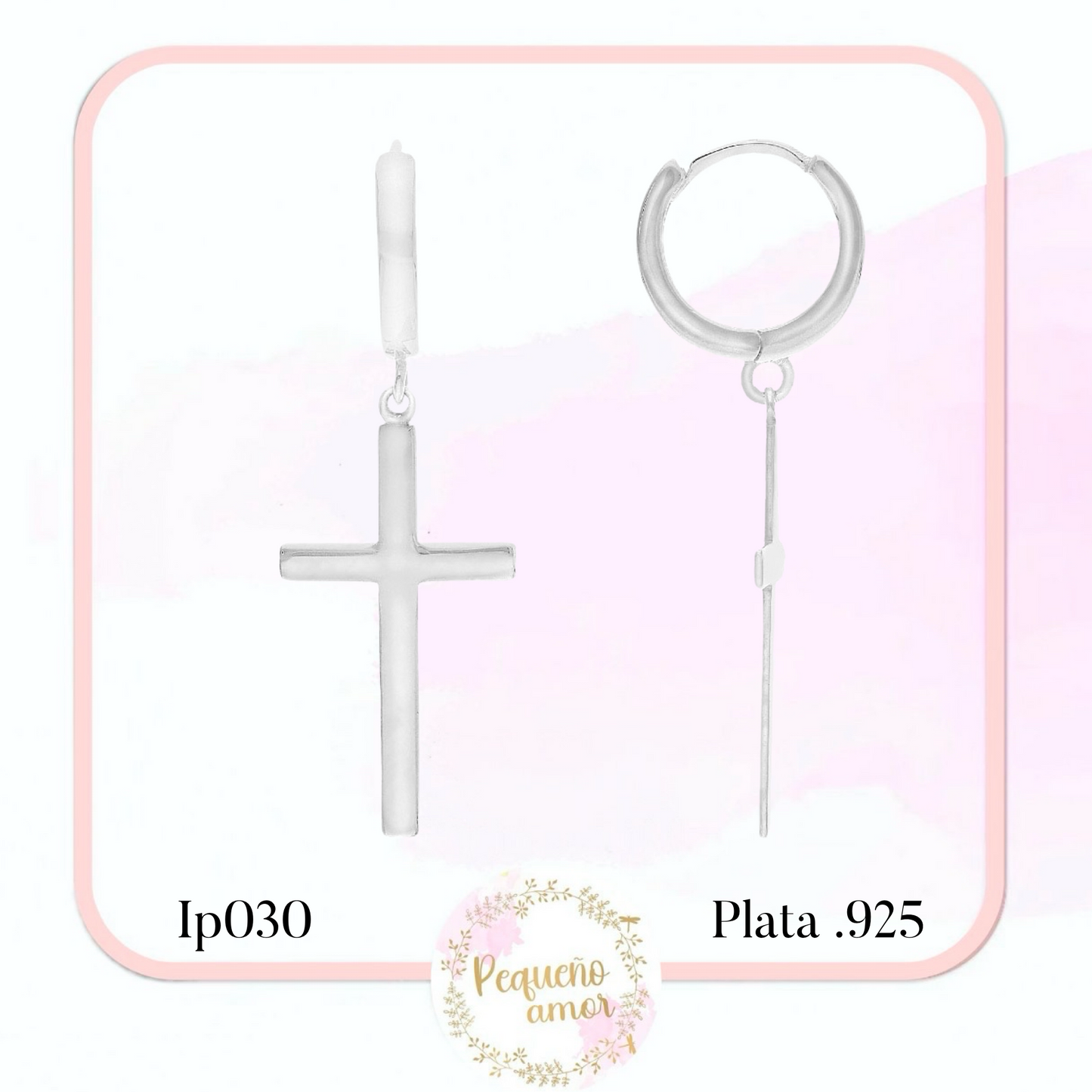 Aretes en Plata Fina .925 IP030