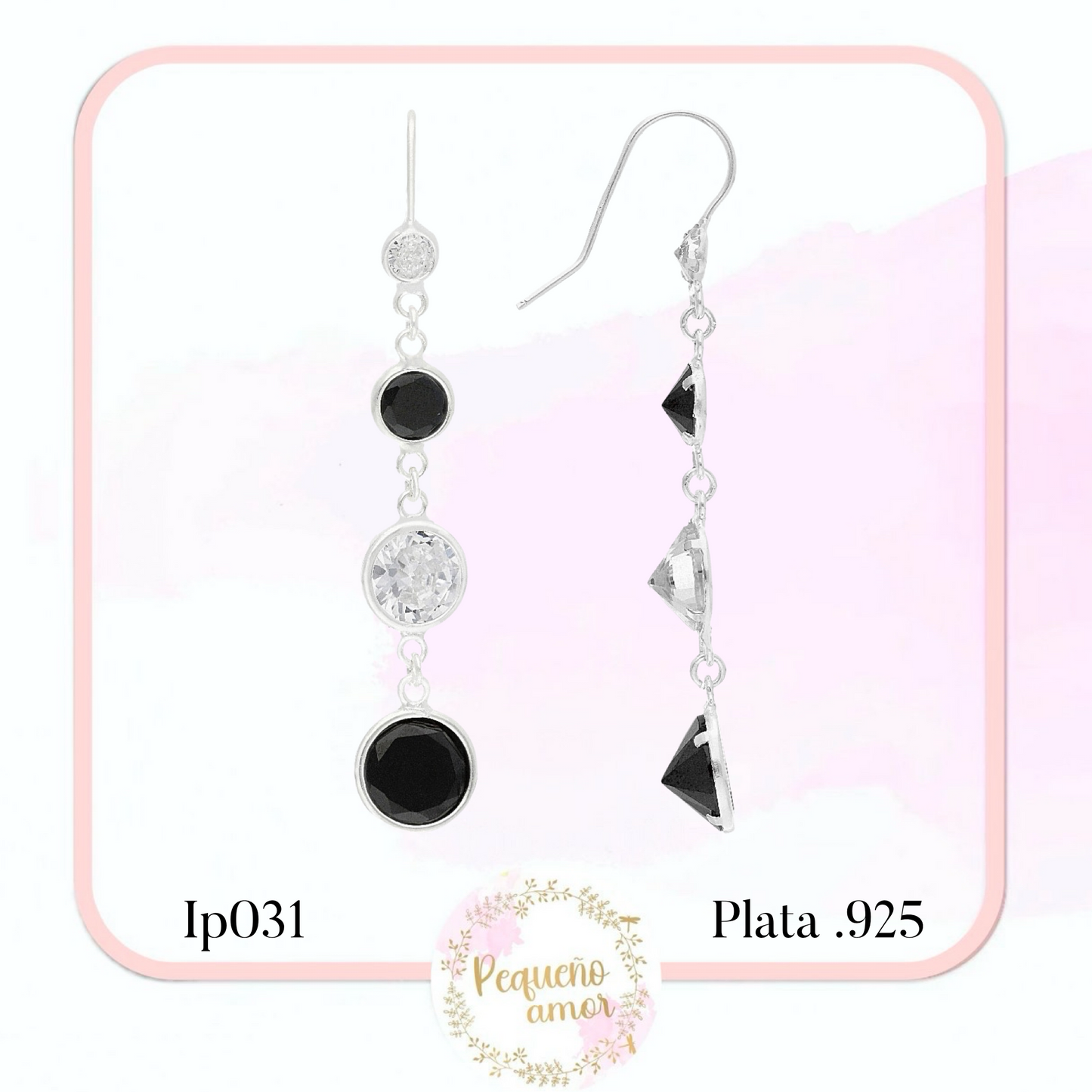 Aretes en Plata Fina .925 IP031